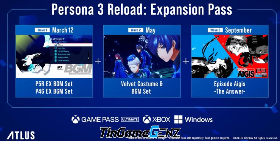 Persona 3 Reload thông báo DLC cho phần kết 'The Answer'