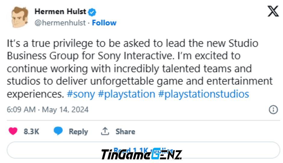 PlayStation có CEO mới thay thế chủ tịch Jim Ryan