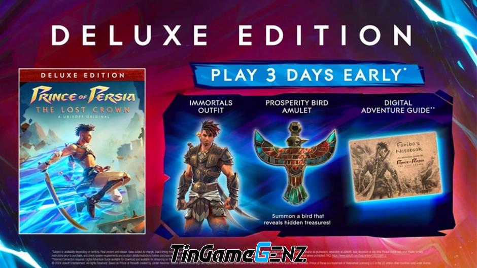 Prince of Persia: The Lost Crown - Các phiên bản Editions mang đến cho người chơi những gì?