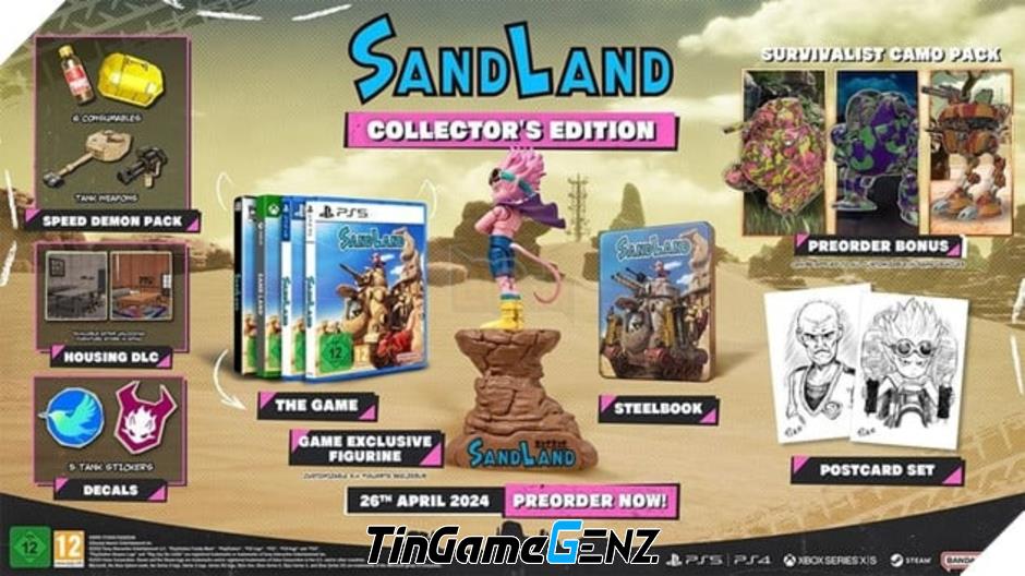 Sand Land - Trò chơi dựa trên manga của Akira Toriyama sẽ ra mắt vào ngày xác nhận