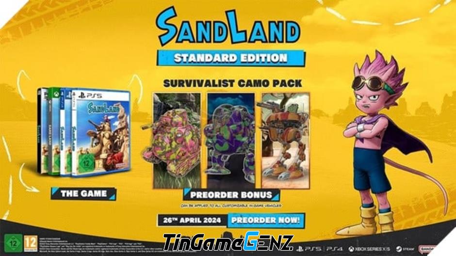 Sand Land - Trò chơi dựa trên manga của Akira Toriyama sẽ ra mắt vào ngày xác nhận