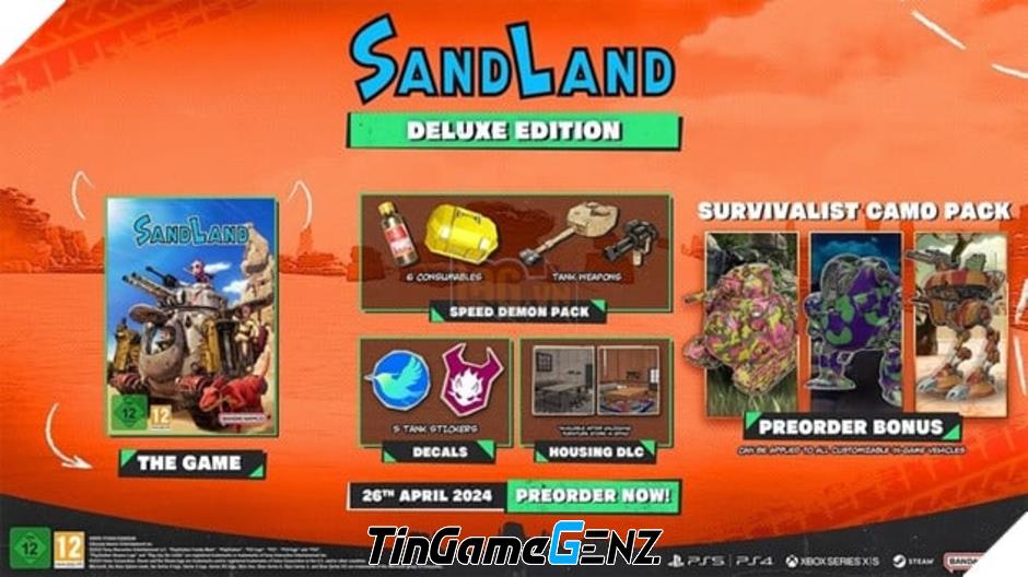 Sand Land - Trò chơi dựa trên manga của Akira Toriyama sẽ ra mắt vào ngày xác nhận