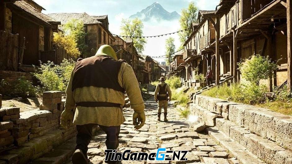 Shrek được phát triển bằng Unreal Engine 5: Bất ngờ và đầy ấn tượng