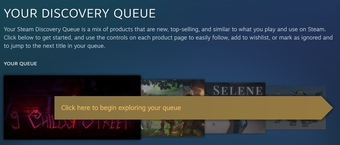 Steam kế hoạch tăng lý do sử dụng Discovery Queue