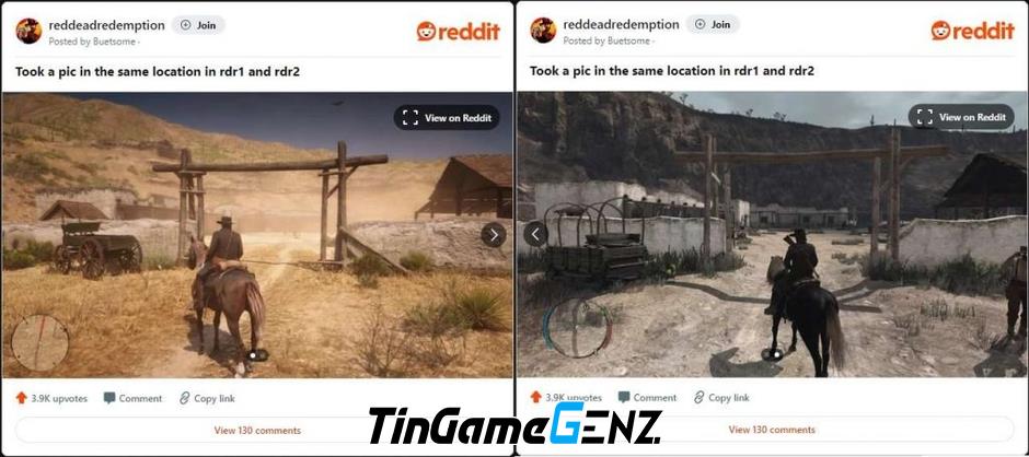 Sự thay đổi của Red Dead Redemption sau 2 phần game