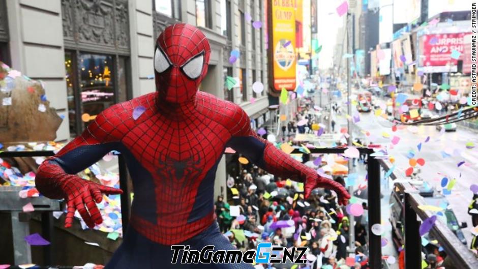 Tham quan Quảng trường Thời đại trong game Marvel's Spider-Man