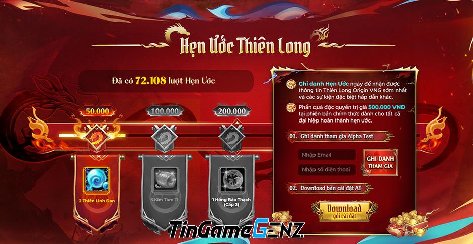 Thiên Long Origin VNG: Hàng Chục Ngàn Lượt Đặt Hẹn, Sẵn Sàng Ra Mắt Thử Nghiệm Tháng 3