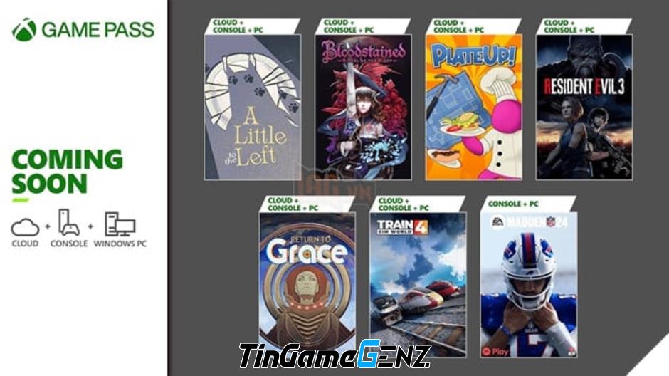 Xbox Game Pass xác nhận 7 trò chơi mới trong tháng 2